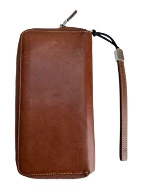 Lavemi RFID Wallet Cognac Wristlet Wallet